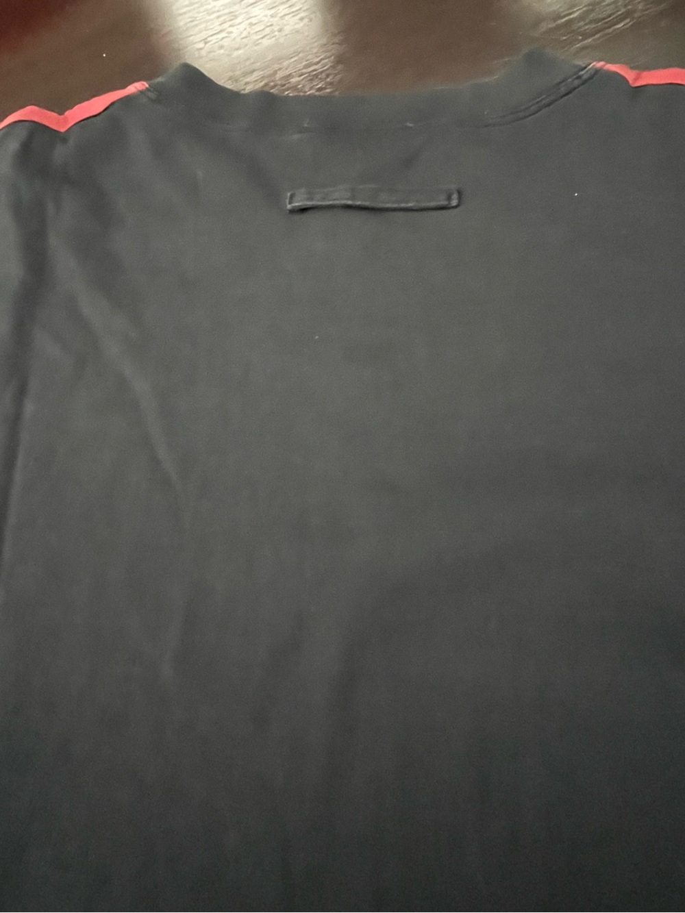 Jean Paul Gaultier Black and Burgundy Graphic Tee - Picture 4 of 5